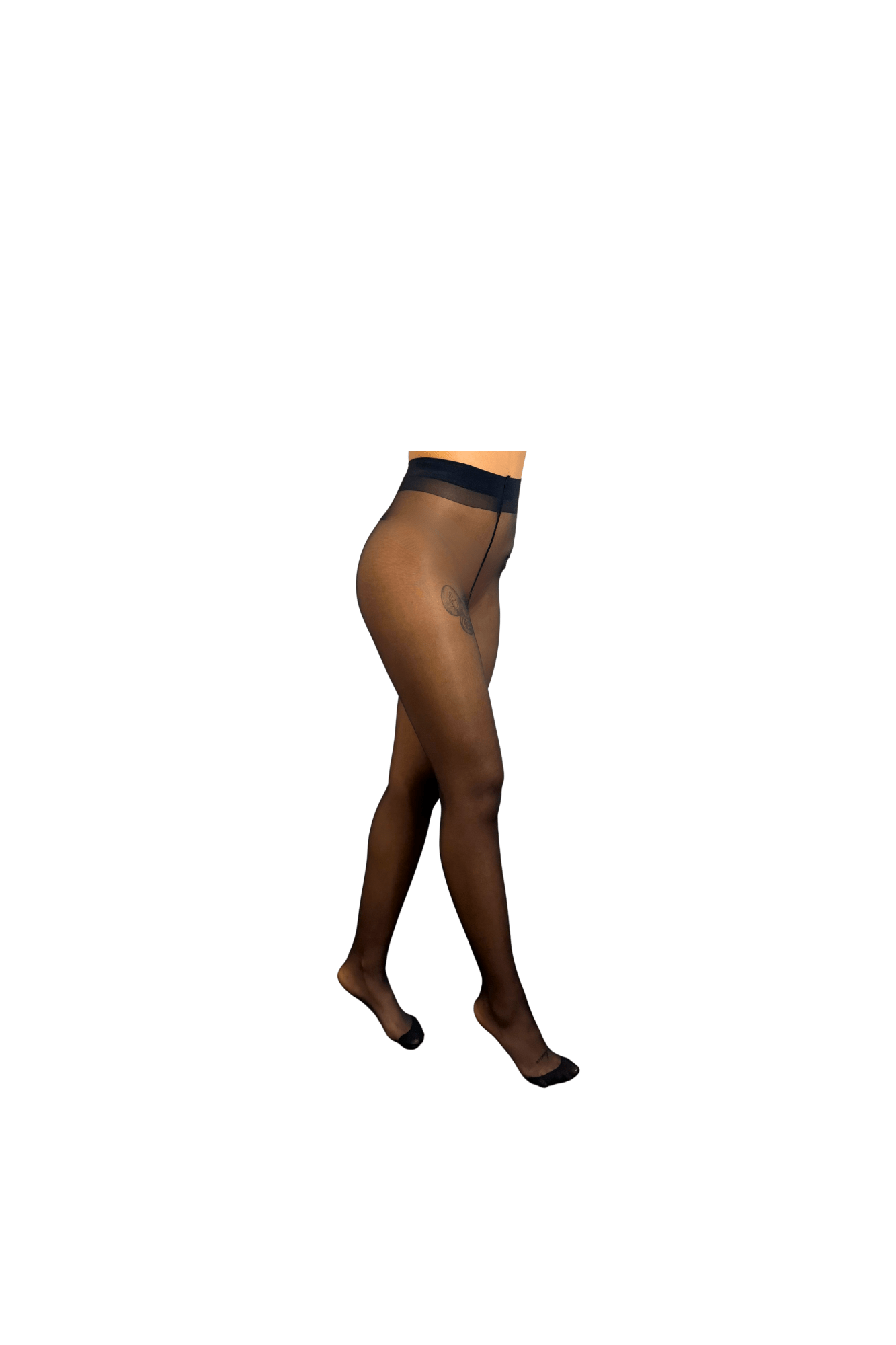 Amina Collant transparent 20 DEN - GlamLegs - 2 - Noir -