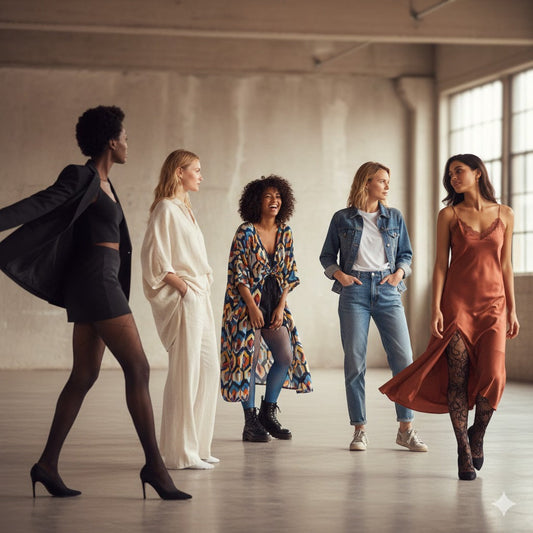 La femme GlamLegs refuse les cases, les standards et les limites imposées. Elle est libre d'être multiple, entière et elle même, sans justification.