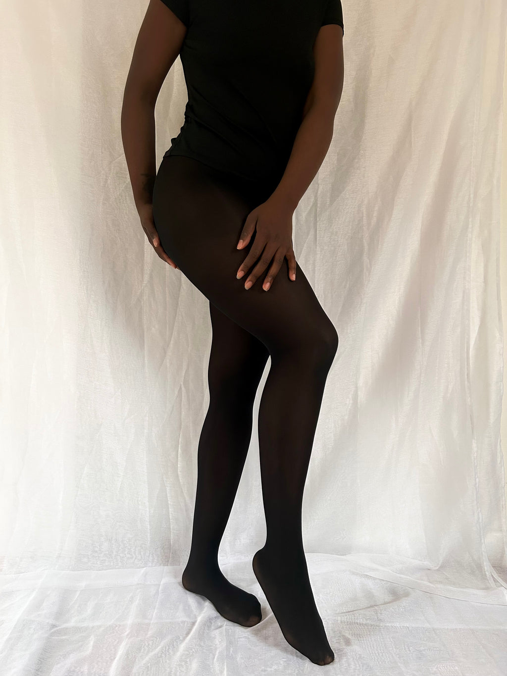 Mathilda – Collant Noir Opaque 50 DEN