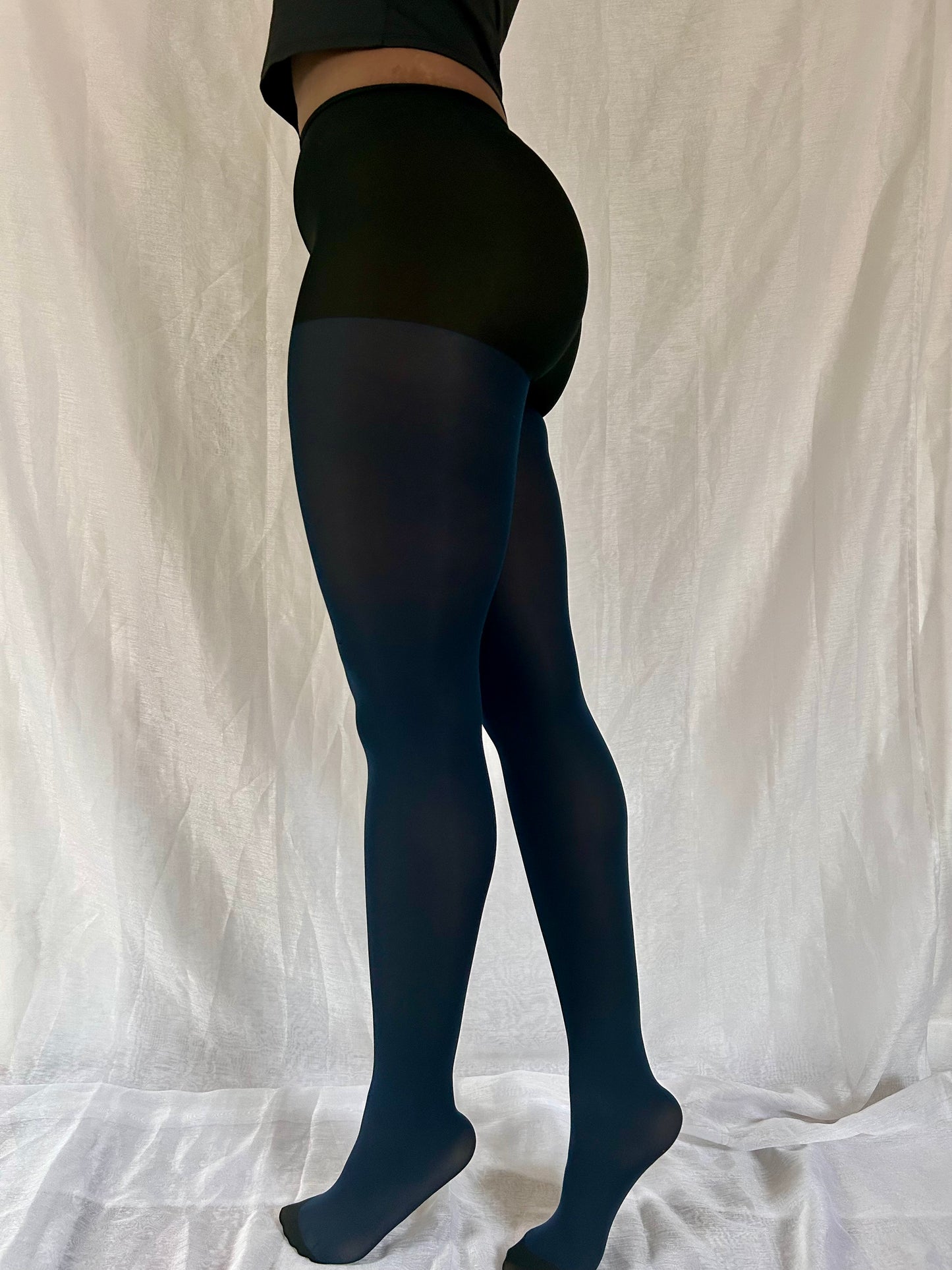 Agnes Collant Bleu Marine 50DEN Élégance intemporelle | Confort chic & raffiné